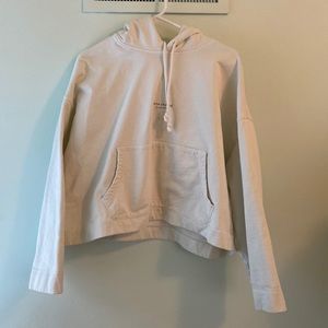 Oversized cream acne studios hoodie medium